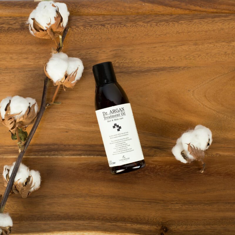 Flesje met pure arganolie